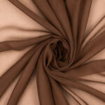 Tessuto Chiffon Creos - al Metro - Cacao