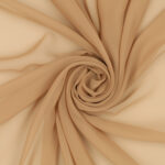 Tessuto Chiffon Creos - al Metro - Cammello