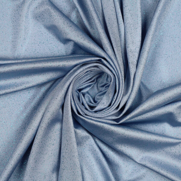 Lycra Bielastica Fantasia Luminex - al Metro - Celeste Glitter Celeste