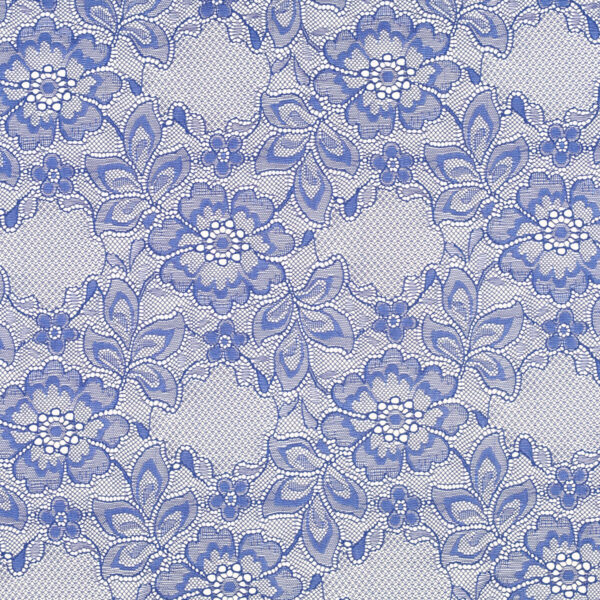 Merletto Boccioli di Seta - Monoelastico 853 - al Metro - Blue Navy