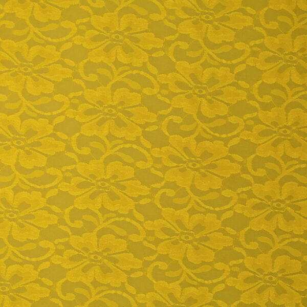 Merletto Fior d'Amore - Bielastico 00329 - al Metro - Giallo